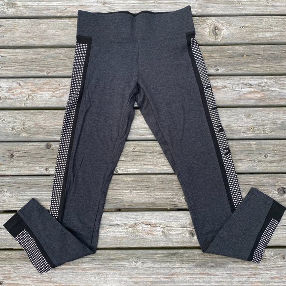 Victoria's Secret PINK High Waist Cotton Colorblock Leggings with Rhinestones - Picture 13 of 13